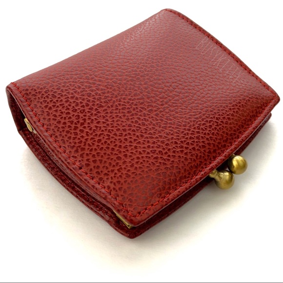 Coach Handbags - Vintage Coach Red Leather Madison Change Purse